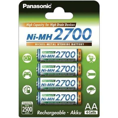 Aa Nimh Rechargeable Battery