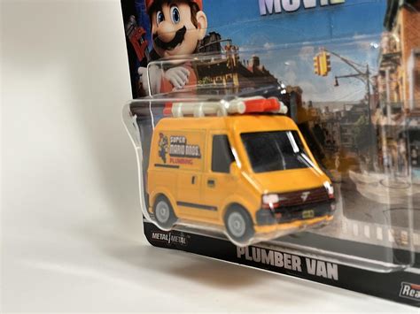 Il Film Di Super Mario Bros Idraulico Van Hot Wheels Real Riders Hkc