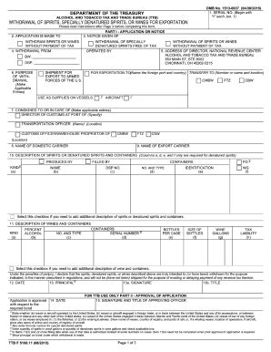 Form Ttb Fill Online Printable Fillable Blank Pdffiller