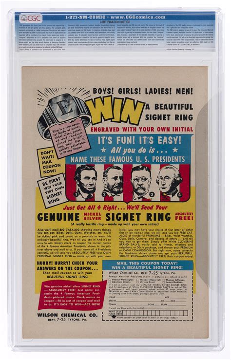 Hake S HOT STUFF 31 JANUARY 1961 CGC 9 6 NM FILE COPY