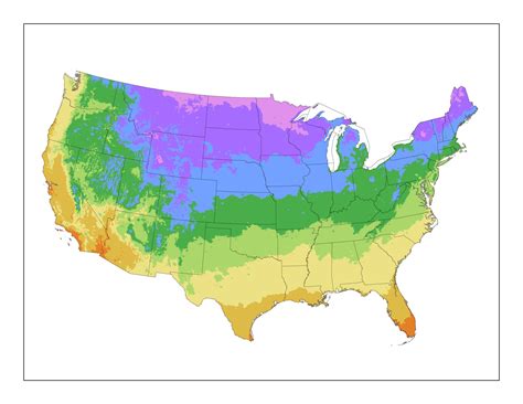 USDA Plant Hardiness Zone Map – Maya Gardens, Inc.