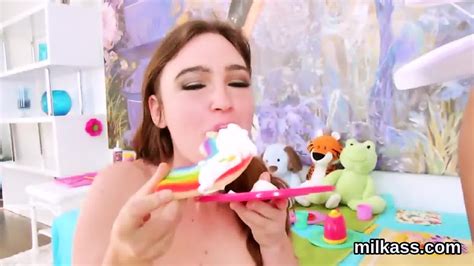 Horny Lesbians Fill Up Their Monster Asses With Whipped Cream And Ejaculate It Out