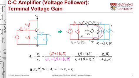 Ac Analysis Of Bjt And Mosfet Voltage Followers Ppt