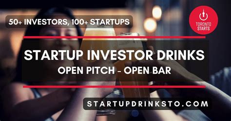 startup investor drinks