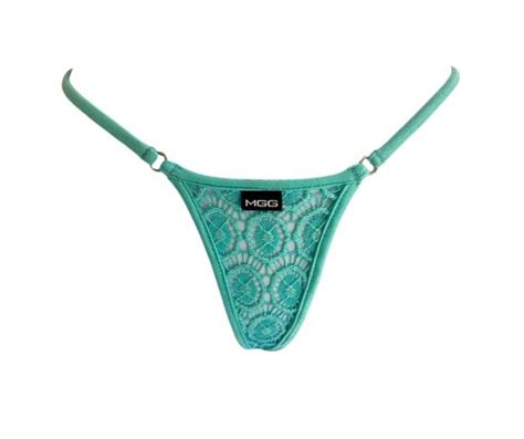 Wild Tides Lace Mini Top Nano Bikini Bottom Set Micro Gigi