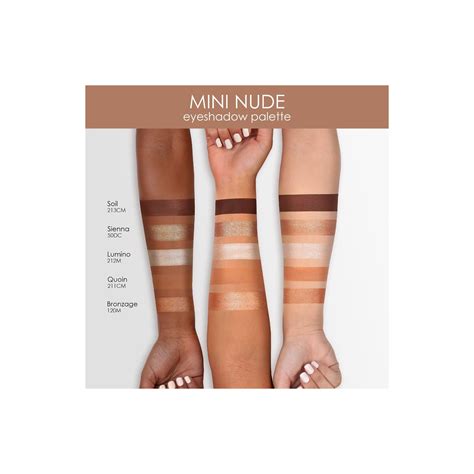 Natasha Denona Mini Nude Eyeshadow Kit Palette Eyeshadow Brush Fards Paupi Res Pinceau
