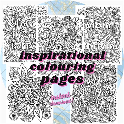 Mindfulness Colouring Pages, Inspirational Quotes, Mandela Designs ...