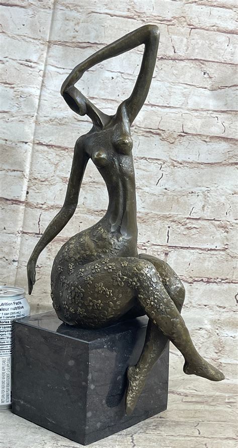 Wildon Home Original Milo Naked Abstract Female Bronze Sculpture Nude Figurine Hotcast Sale