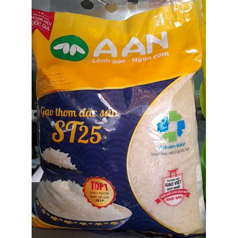 Gạo ST25 AAn (túi 5kg) - Gạo Nước Hồng Phát