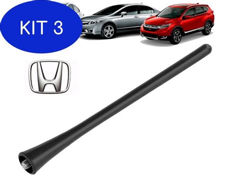 Kit Haste P Antena De Teto Honda City Civic Fit Crv Hrv Antico