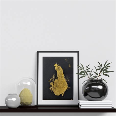 Male Nude Original Abstract Penis Imprint Painting, Gay Art, Homoerotic