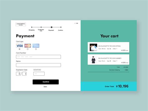 Daily UI 002 Credit Card Checkout By Midori Saito On Dribbble