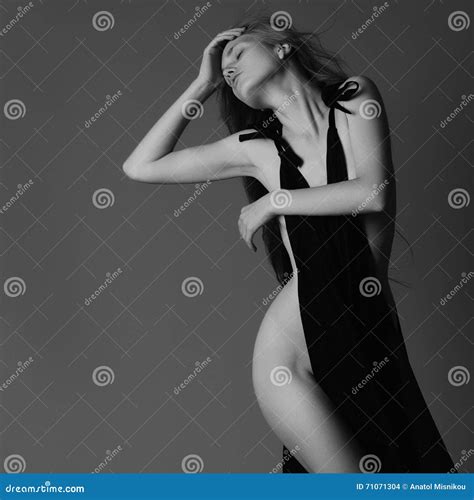 Fashion Art Photo Of Elegant Naked Lady Stock Photo Image Of Fine Model 71071304