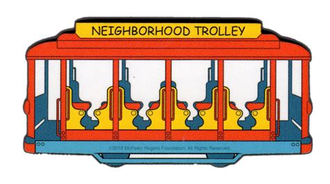 Magnet Neighborhood Trolley The Mister Rogers Neighborhood Archive