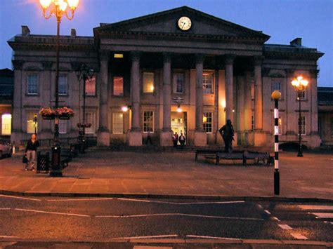 Huddersfield Railway Station Entrance © David Ward Cc By Sa20