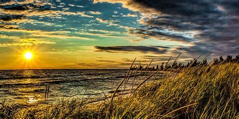 Sunset Over The Great Lake By Nick Zelinsky Jr Sunset Great Lakes