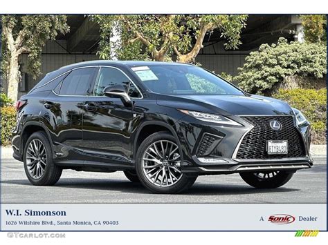 2021 Obsidian Lexus Rx 450h F Sport Awd 145682264 Photo 19 Car Color Galleries