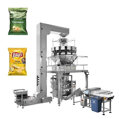 Vertical Automatic Potato Chip Crispy Puffed Food Nitrogen Filling