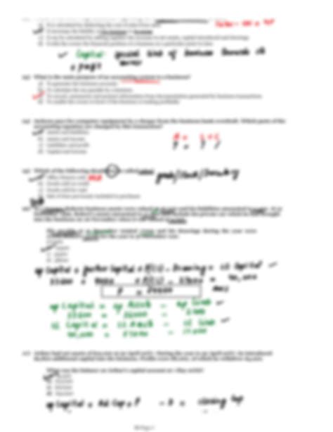 Solution Practice Questions Solved Accounting Equation Studypool
