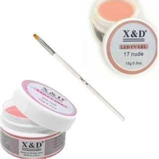Kit Gel Para Unhas X D Profissional G Transparente White Nude Pink Nude Ou Pink Pincel
