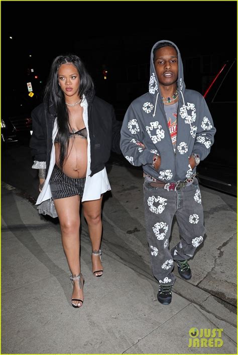 Rihanna & A$AP Rocky Head to a Baby Shower Dinner: Photo 4748367 ...