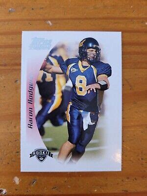 2005 Topps Draft Picks 152 Aaron Rodgers Rookie Card Mint EBay