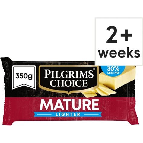 Pilgrims Choice Lighter Mature Cheddar Cheese G Compare Prices