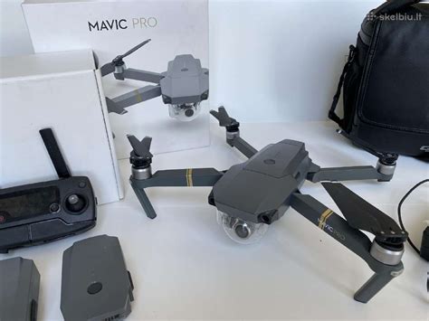 Dji Mavic Pro + Fly More Combo paketas - Skelbiu.lt