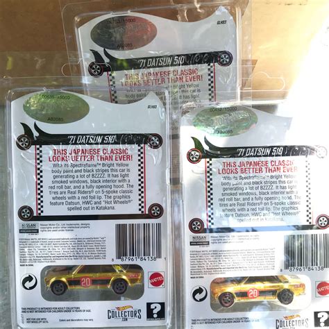 Hot Wheels Langka Rlc Datsun Holo Kecil