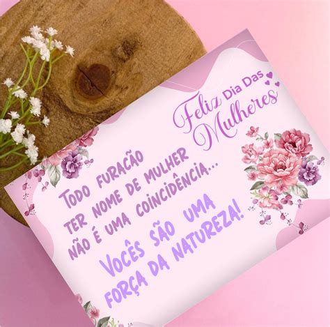 Cartão para Mimo Dia das Mulheres N2 - Magazine do Adesivo