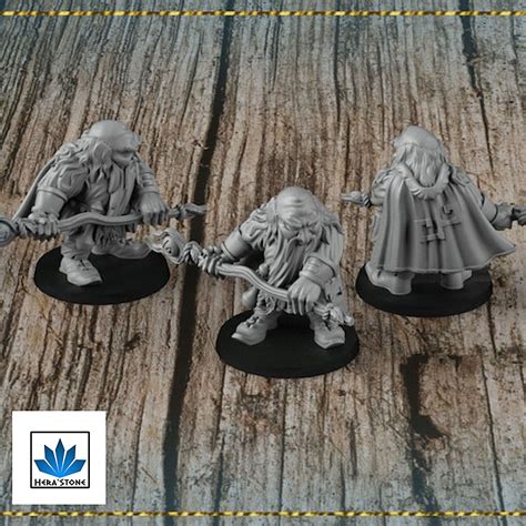 Dwarf Druid Miniature – MisguidedMiniatures