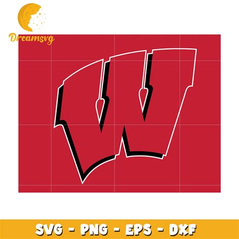 Wisconsin W Svg Png Eps Dxf Cut File Dreamsvg Store