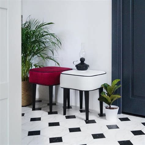 Табурет с мягким сиденьем темно-голубой с черными ножками Handy SQ ...