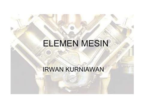 Dasar Perencanaan Elemen Mesin Pdf