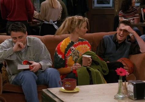 Friends 1997 S3 E13 Joey Phoebe And Chandler Friends Season 3 Group