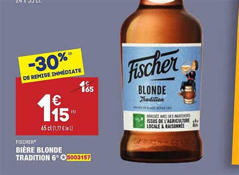 Promo Bi Re Blonde Tradition Fischer Chez Aldi Icatalogue Fr