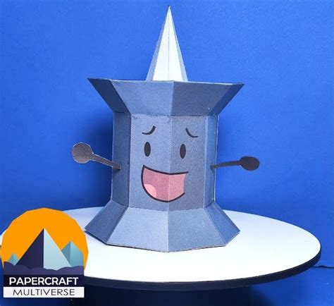 bfdi metal pin papercraft easy diy  fans   paper crafts