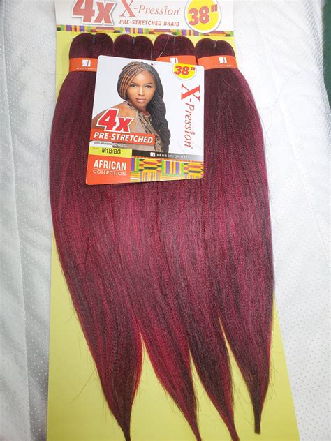 Sensationnel 4x X Pression Pre Stretched Braid 38 Gilgal Beauty