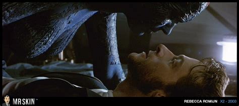 Naked Rebecca Romijn In X2 X Men United