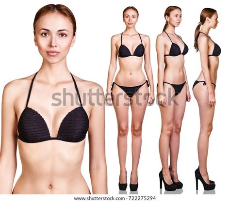 Set Womans Perfect Body All Angles Stock Photo 722275294 Shutterstock