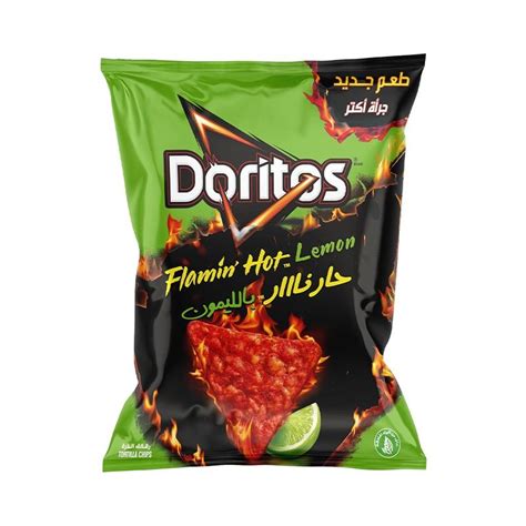 Doritos Flamin Hot Lemon Tortilla Chips 22 26g Chips