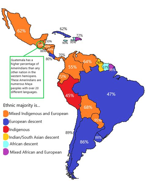 Ethnic Map Of South America - Briana Teresita