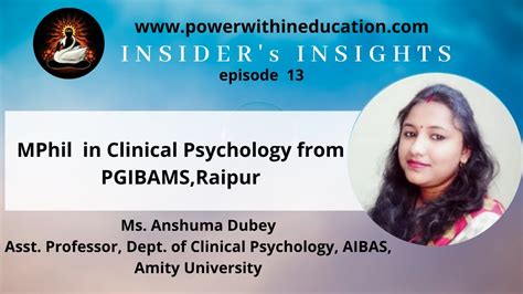 MPhil In Clinical Psychology From PGIBAMS Raipur Admissions Exam