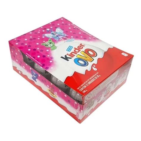 Chocolate Kinder Ovo Joy 20gr Meninas Meninos Caixa 12und Ferrero