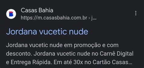 Casas Bahia J Jordana Vucetic Nude Jordana Vucetic Nude Em Promo O E Desconto Jordana