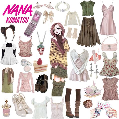 nana komatsu style guide   anime inspired outfits girly