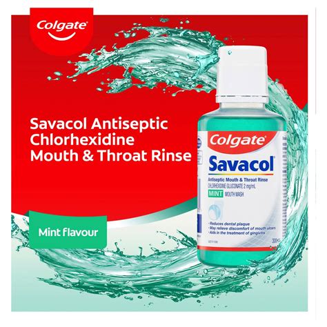 Savacol Antiseptic Mouthwash Mint Ml