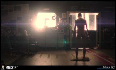 Naked Caity Lotz In The Machine