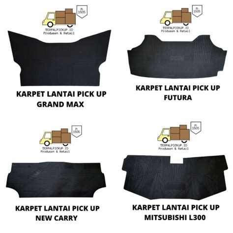 Karpet Karet Kabin Mobil Pick Up Suziki New Carry Futura Mitsubishi