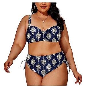 Xydaxin Cinghie Da Bagno In Bikini Da Donna Cinghie Larghe Pi Dimensioni Cowini Da Bagno